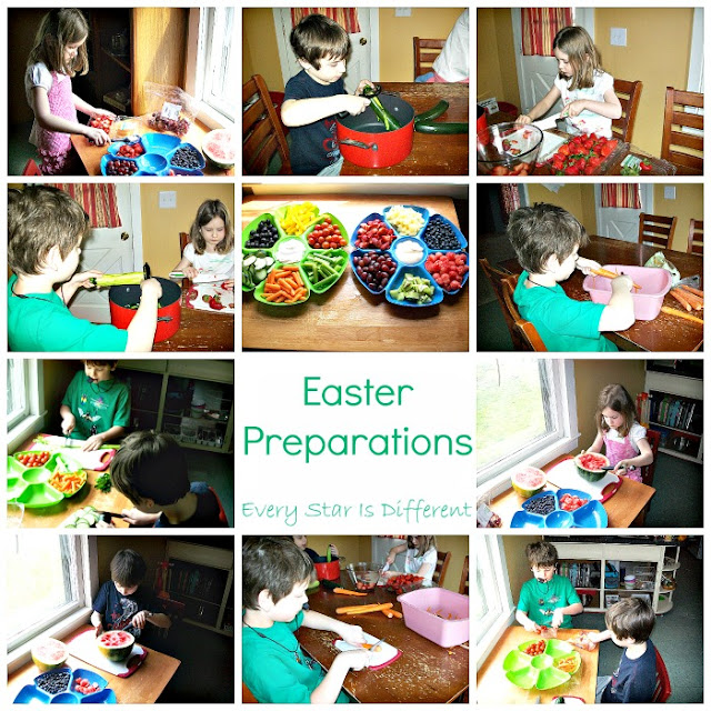 Encourage children to help prepare for celebrations.