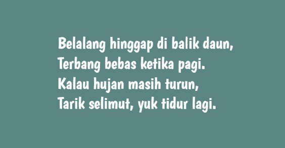 80 Pantun Hujan Lucu Gerimis Masih Air Romantis Deras Cinta Di Pagi Hari Langsit