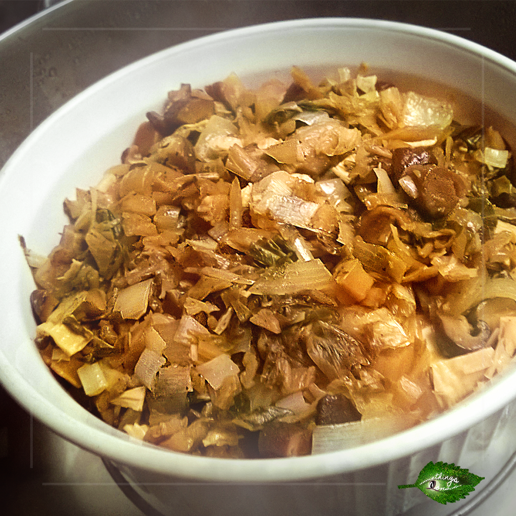 Steamed Preserved Mustard Greens & Tofu