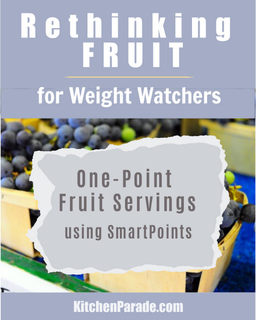 Rethinking Fruit for Weight Watchers ♥ KitchenParade.com. Weight Watchers Works but free fruit doesn't work for everyone. How & why to count fruit points with SmartPoints. If your weight loss journey is stalled, fruit might be the culprit. How to think about fruit and losing weight.