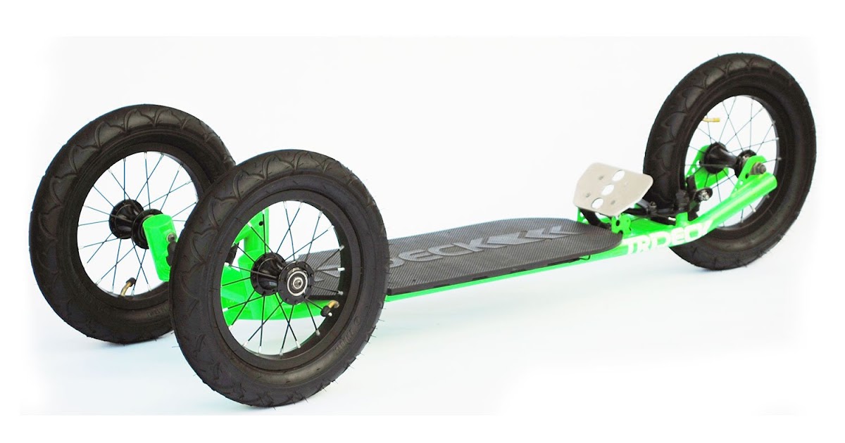 Land Paddling USA Trideck ThreeWheel Skateboard For OffRoad Riding