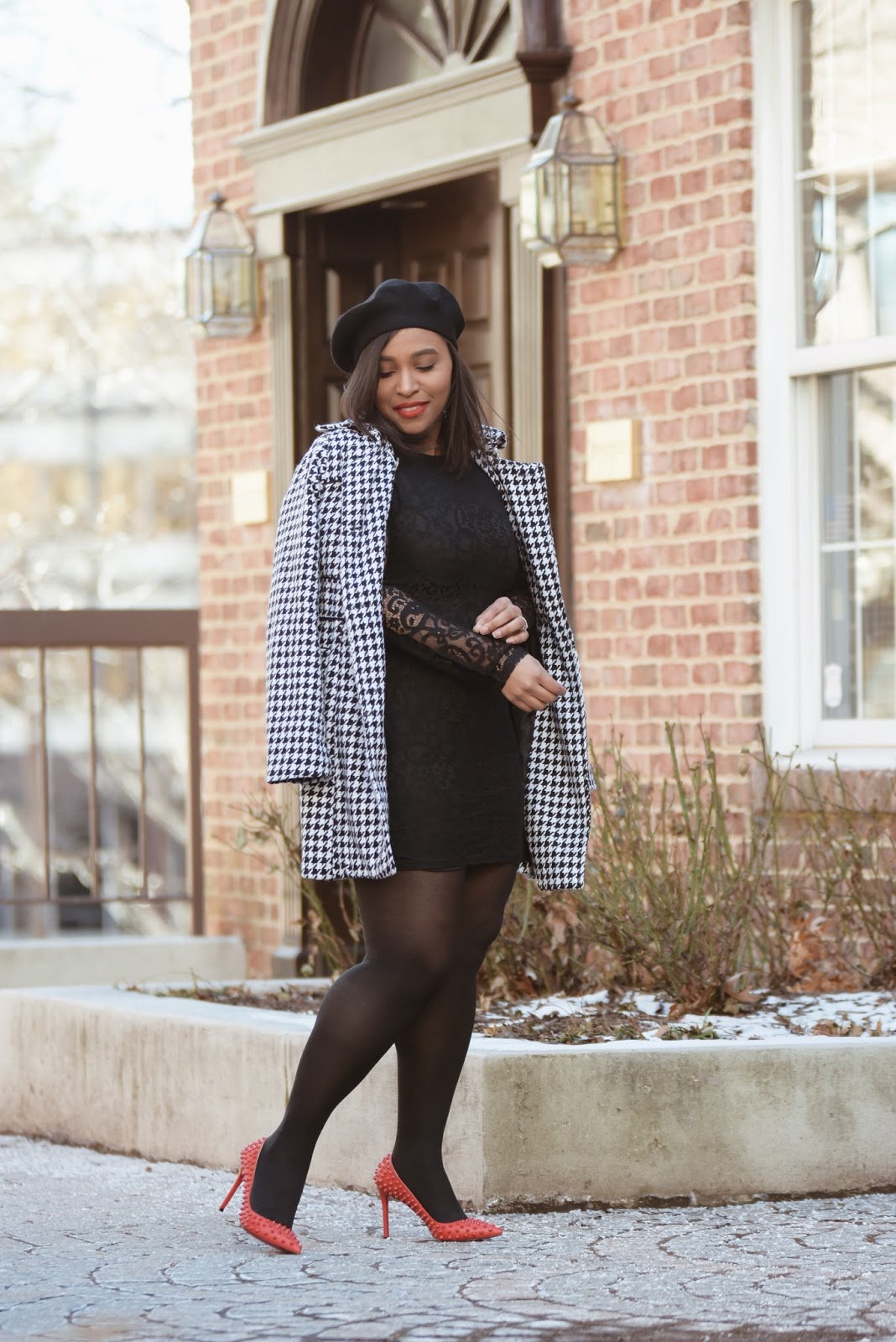 Leggings How To Wear A Little Black Dress In Winter Black Mini