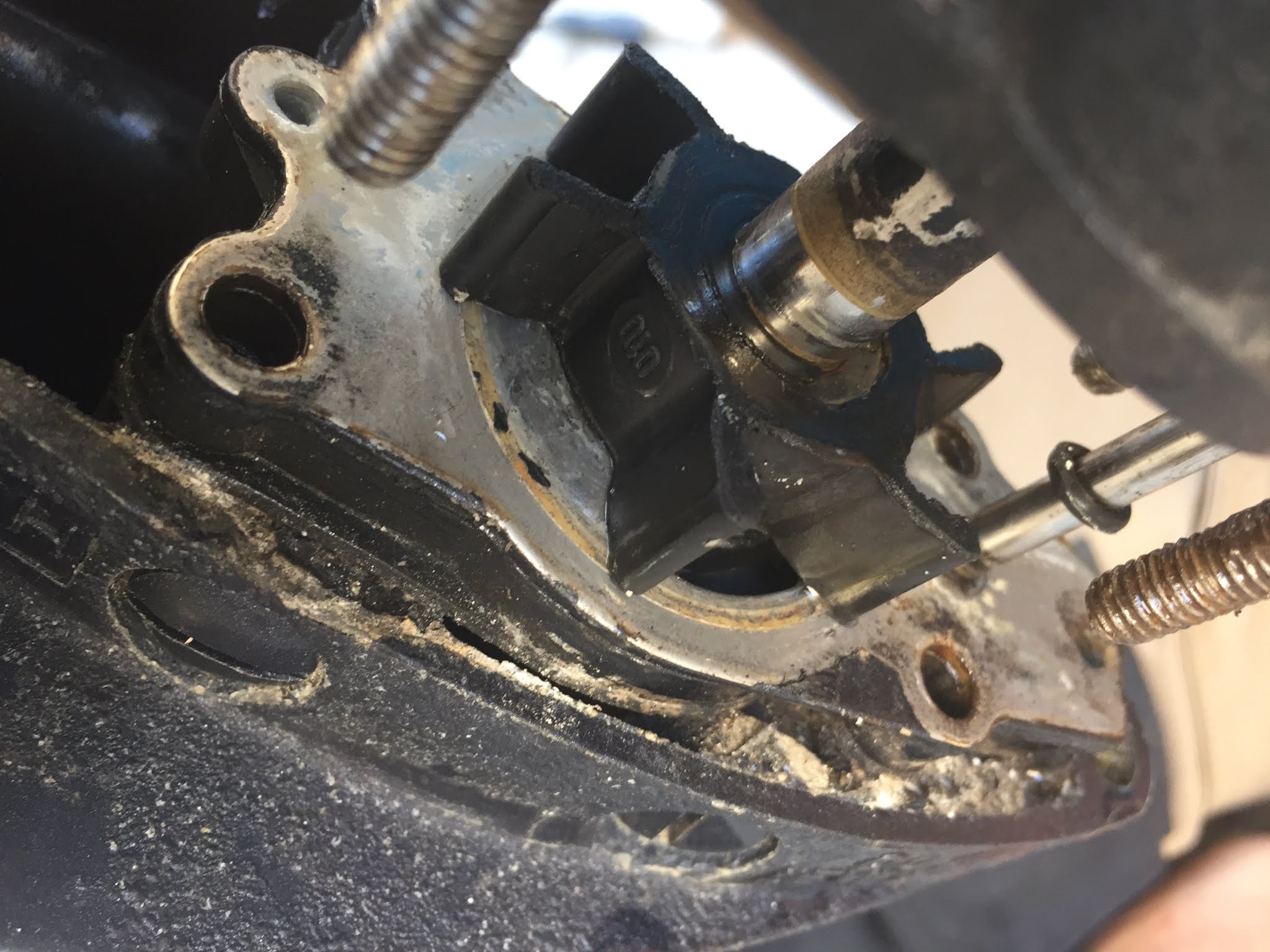 Outboard… broken then fixing to get back sailing again!