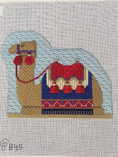 carol dupree needlepoint nativity camel