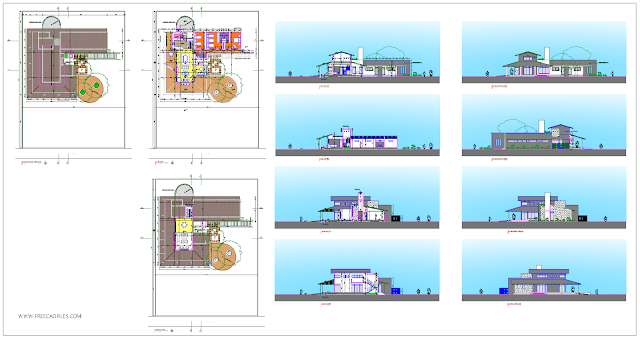 Modern Home Project [DWG]