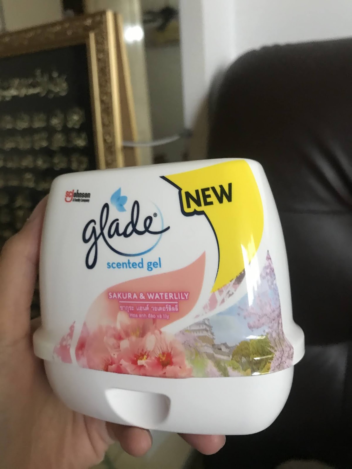 Glade Scented Gel Sakura And Waterlily cik sukα taip
