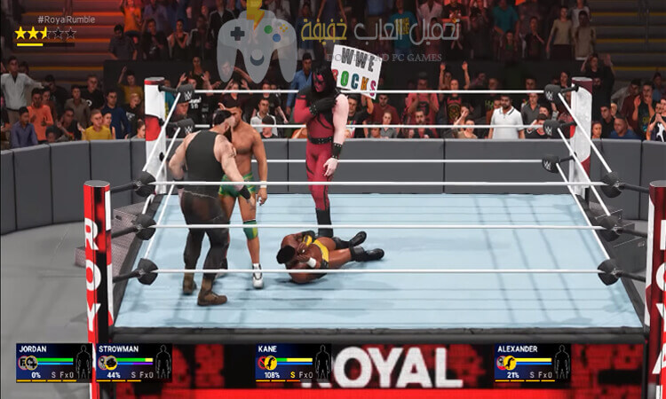 تحميل لعبة المصارعة WWE 2K19