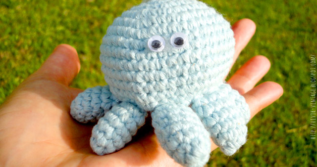 Amigurumi: Como tejer a crochet un pulpo muy asustadizo (fácil y rápido) Patrón gratuito! Un tutorial imperdible! ~ vivir vintage