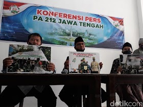 PA 212 Jateng Soal Spanduk HRS Dicopot: Bukan Wewenang TNI-Polri