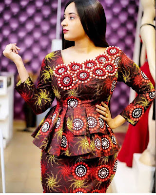 Latest Ankara Long Gown Styles 2020 for Ladies