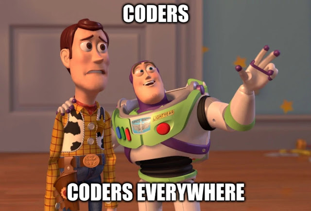 Coders, coders everywhere