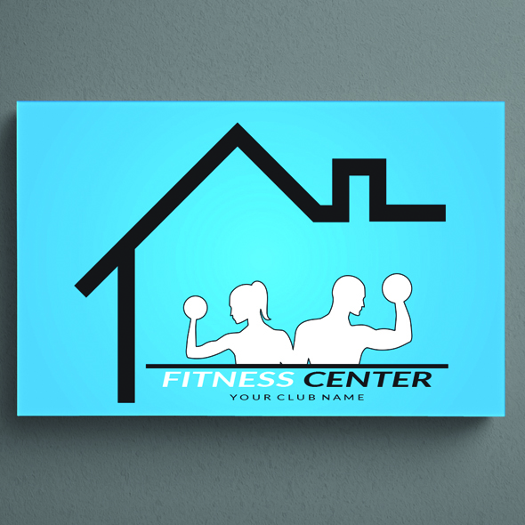 Fitness Logo Design Adobe Illustrator cc ratandesign
