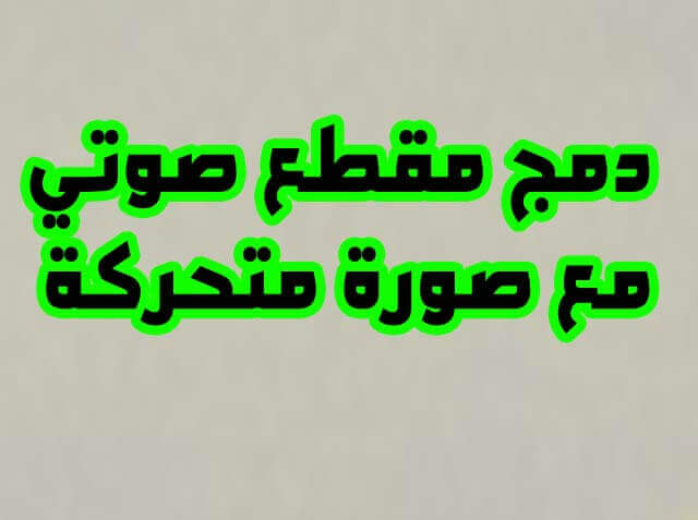 يتكون الفيديو من مجموعة صور ومقطع صوتي