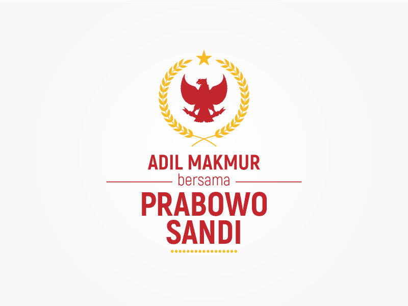 Adil Makmur Bersama Prabowo Sandi Logo
