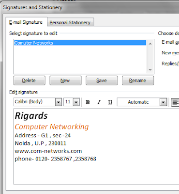 how to add signature in outlook 2007 how to add signature in outlook 2007