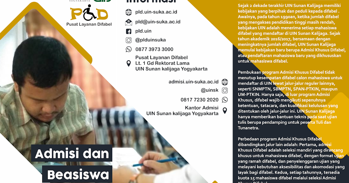 Pld Uin Sunan Kalijaga Admisi Mahasiswa Baru 2020 2021