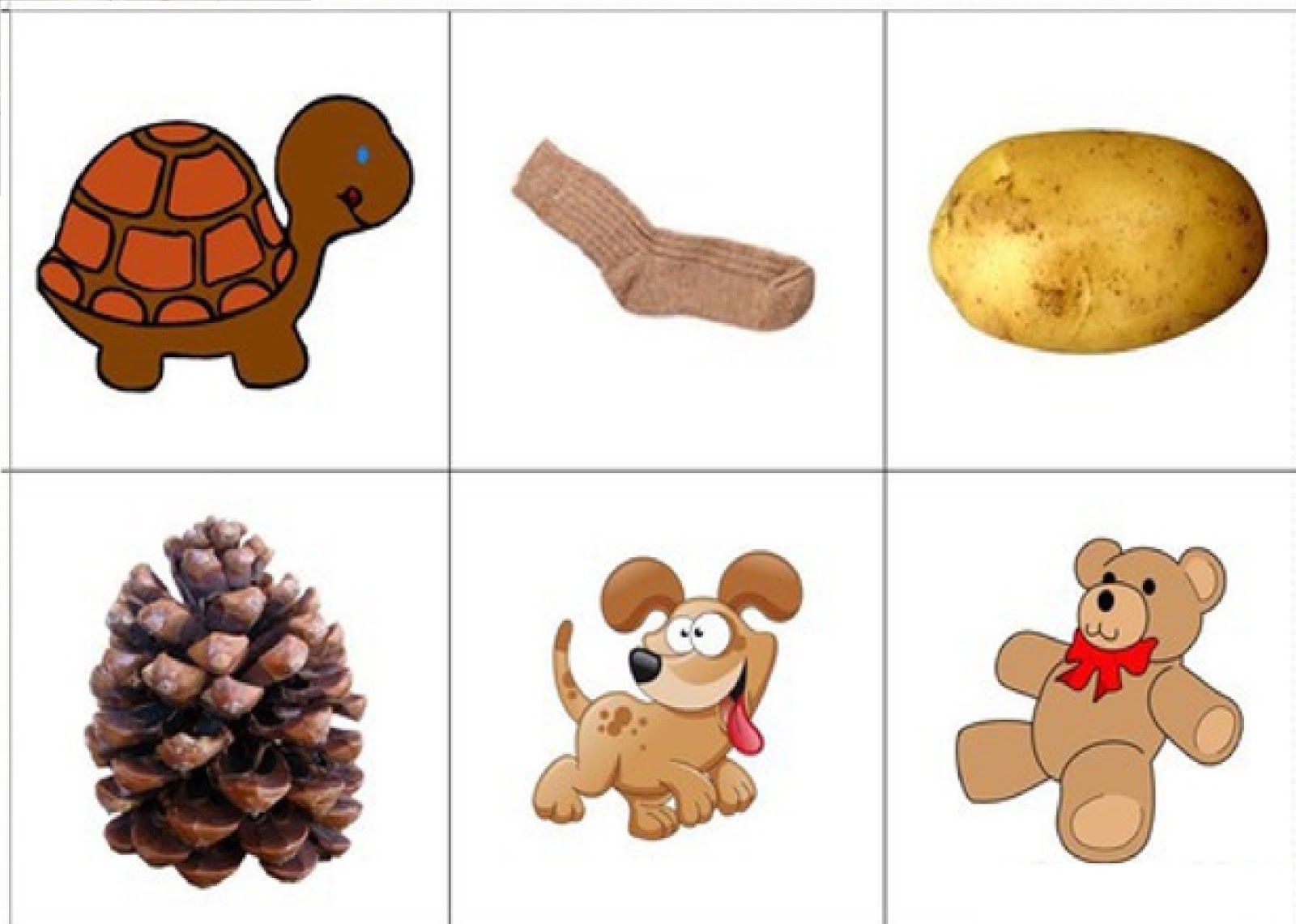 Предметы коричневого цвета для детей