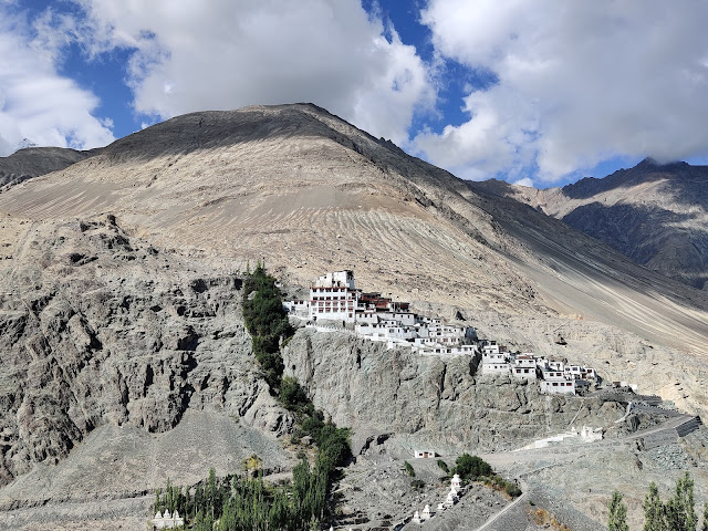Hitchhiking Experiences In Ladakh Diskit monastery 