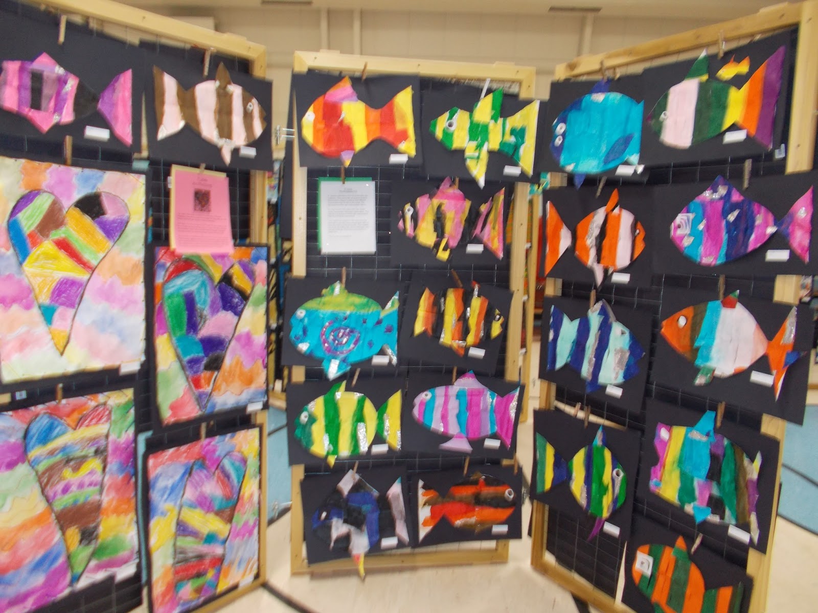 Mrs. Pierce's Polka Dot Spot: Baird Elementary All School Art Show