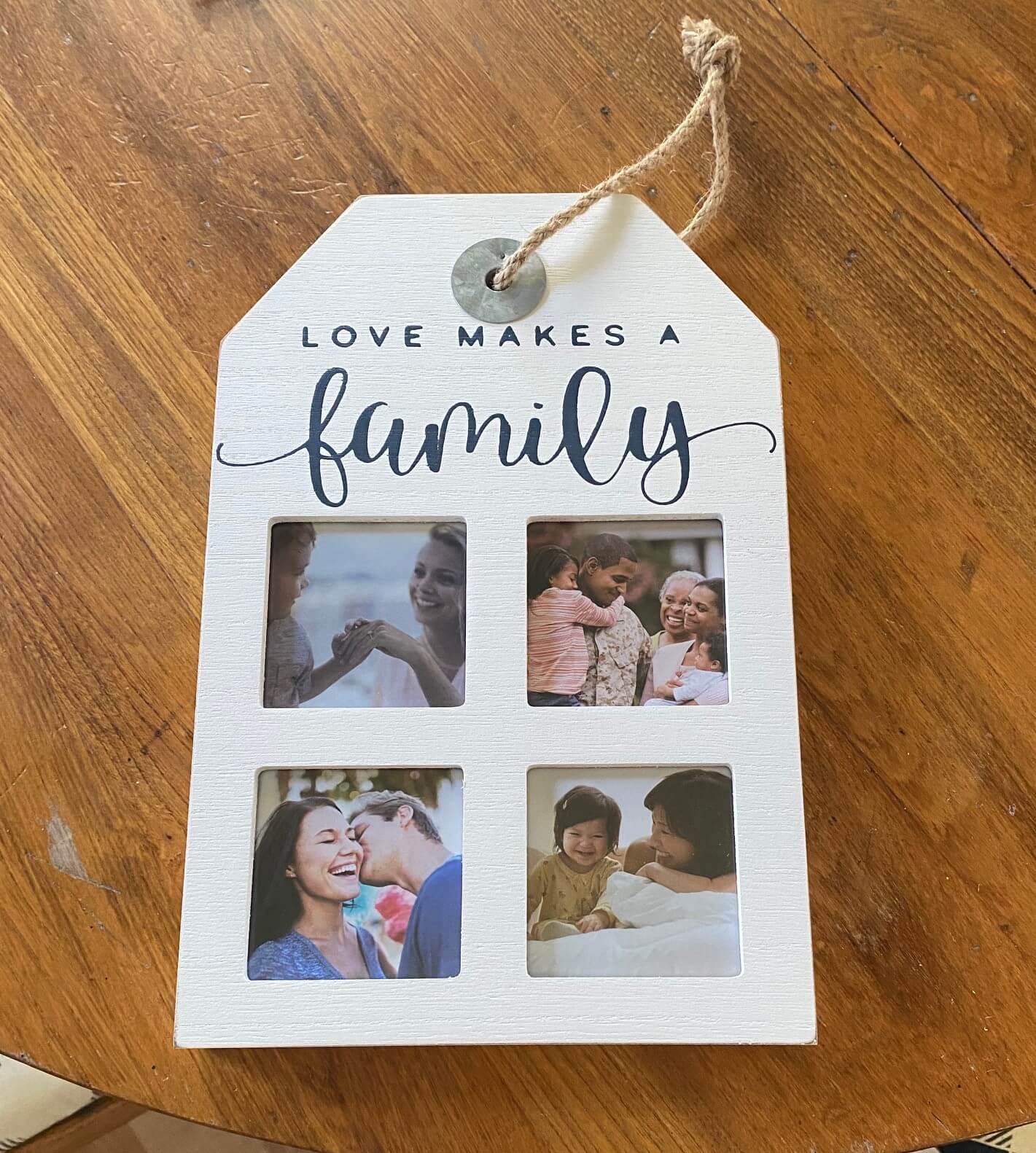 Repurposing A Dollar General Family Photo Collage Frame For Flower