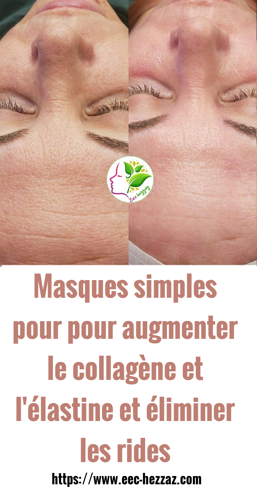 Masques simples pour pour augmenter le collagène et l'élastine et éliminer les rides