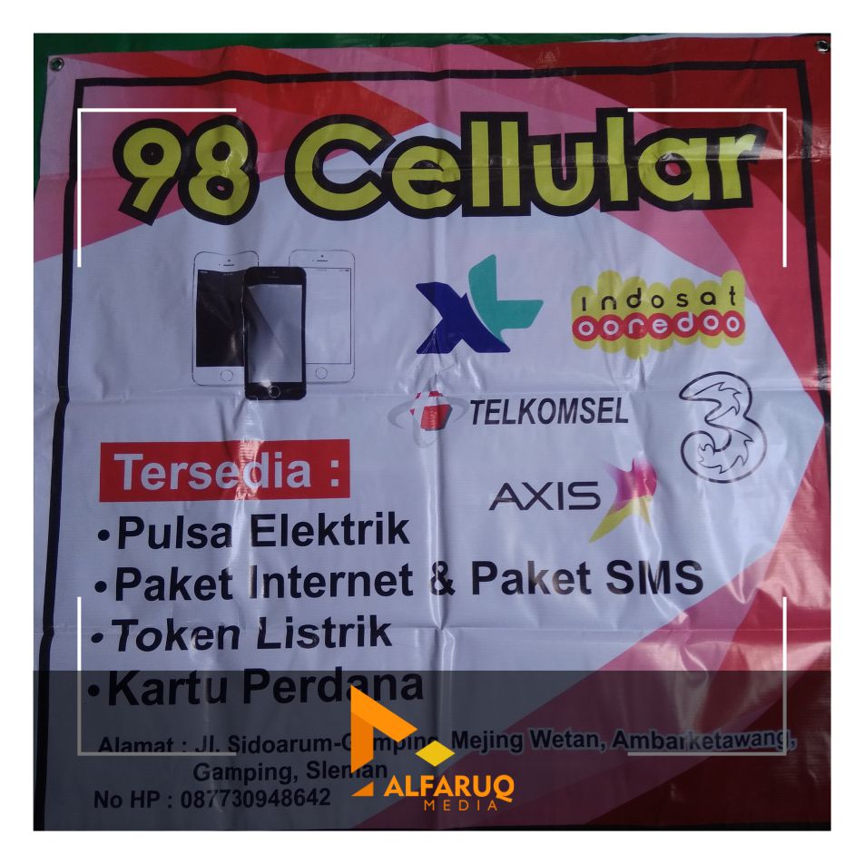 Cetak Banner Jogja FREE Antar Alfaruq Media
