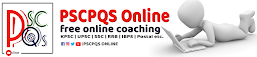 PSCPQS Online.com | Free Online PSC Coaching Website