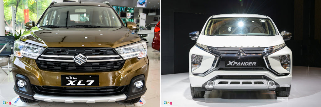 Suzuki XL7 và Mitsubishi Xpander - tân binh đối đầu 'vua' phân khúc