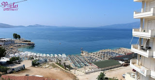 violet apartment, saranda, albania, albanian riviera, sea view, holiday