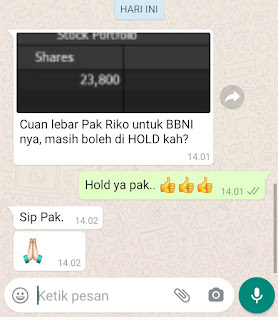 Portofolio Rikopedia dan testimoni member