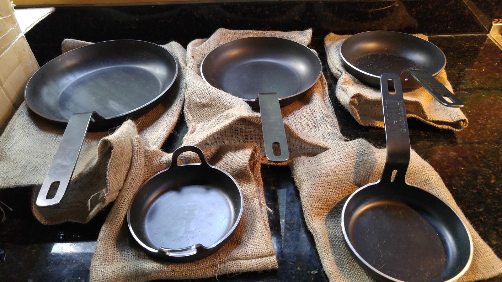 Honey on a razor blade Heavy Metal Darto Carbon Steel Pans