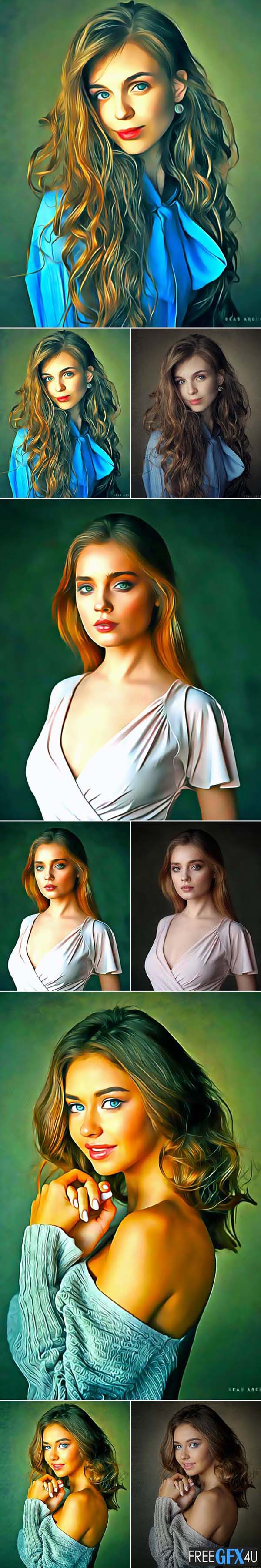 Graphicriver - Artistic Oil Paint V2 Artistic Oil Paint V2