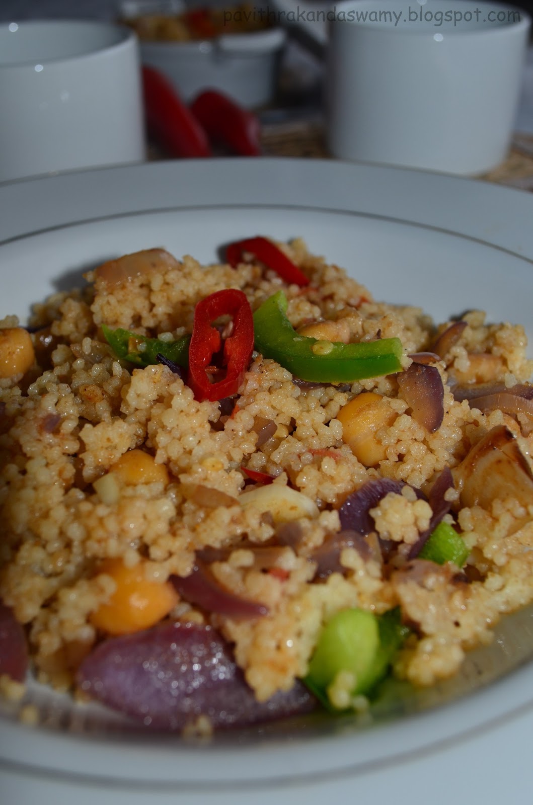 The Fat Lady Spiced couscous with chickpeas
