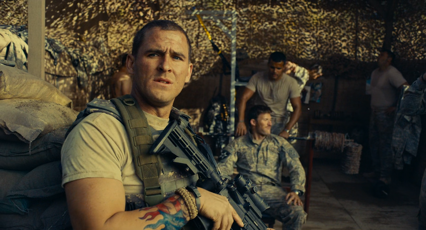 Jack Kesy, Chris Born, Jacob Scipio & Scott Eastwood in The Outpost