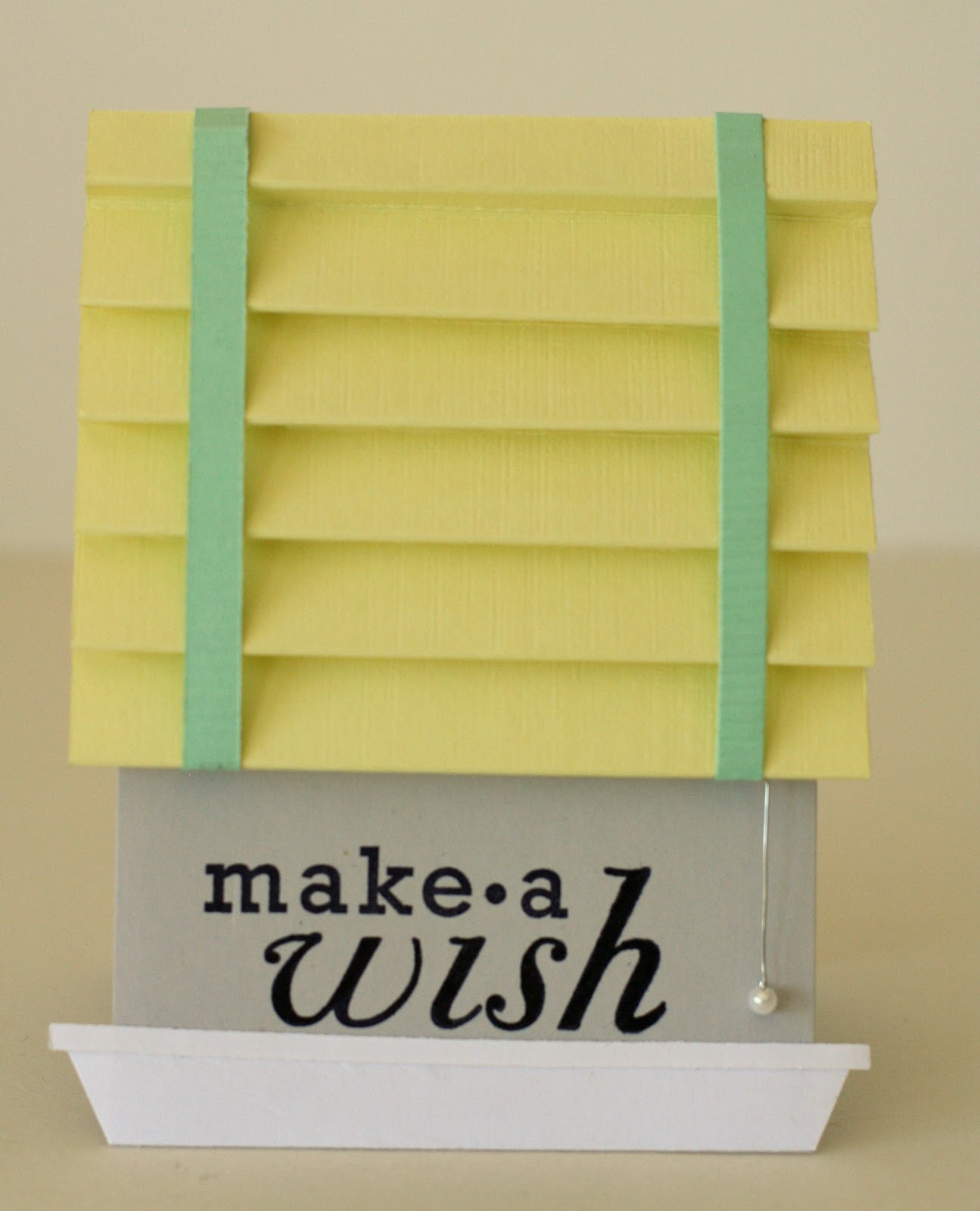 Notable Nest Window Blinds Birthday Card [PTI Blog Hop]
