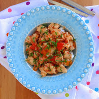  Frango com pimento e cebolinho