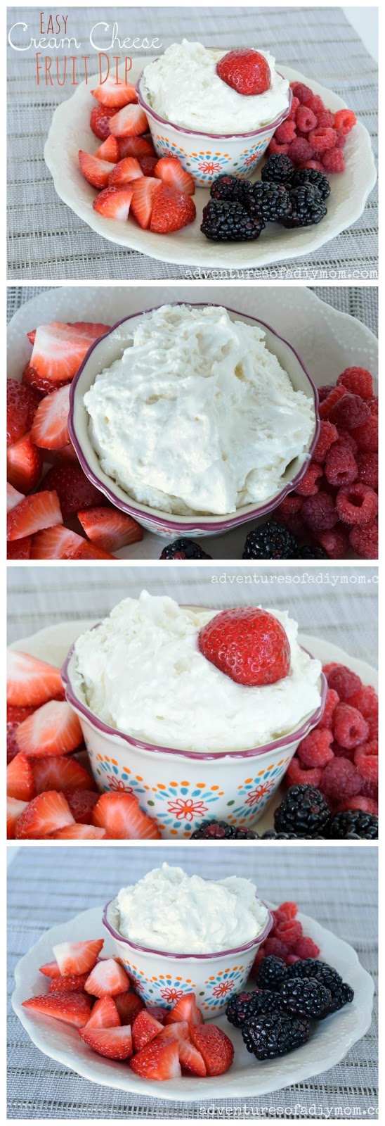 Easy Cream Cheese Fruit Dip Adventures of a DIY Mom