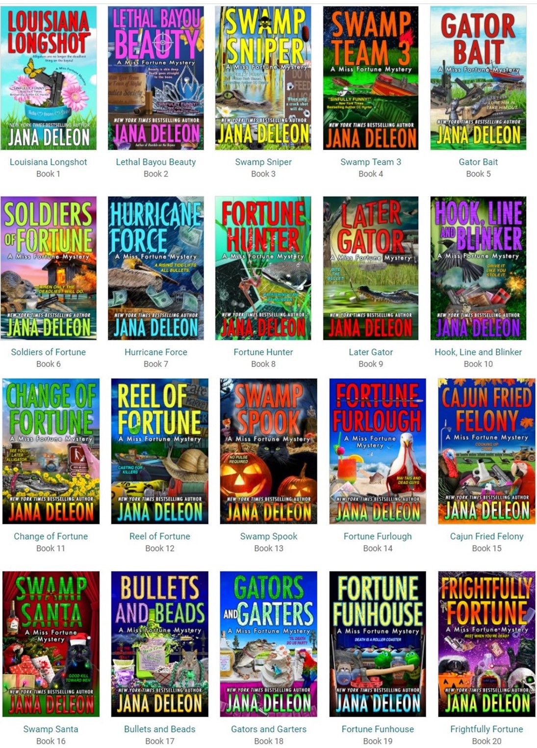 Miss Fortune Series Printable Book List In Order Printable