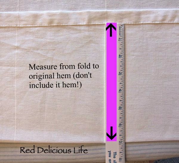 DIY Professionally Hemmed Curtains