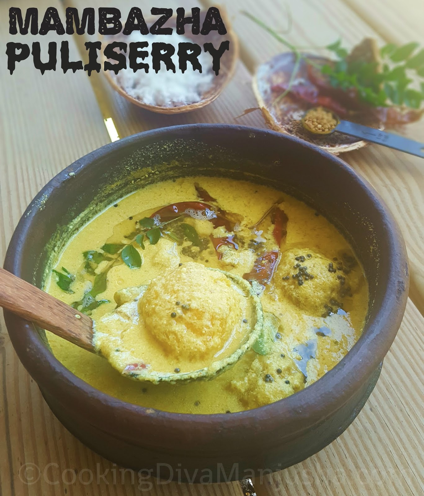 Mambazha pulissery recipeSweet and sour Mango Yogurt curry Kerala style