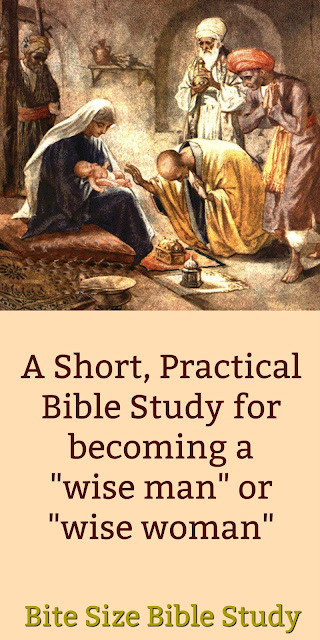 A short Bible study about becoming wise by studying God's Word. it offers some inspiration and links ideas for practical ways to enhance your personal Bible study.