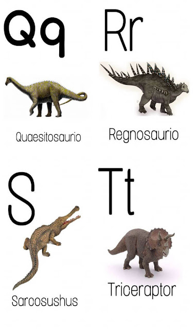 laminas-letras-abecedario-dinosaurios