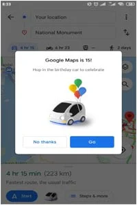 Ulang Tahun Ke-15 Google Maps Berikan Tampilan dan Fitur Baru