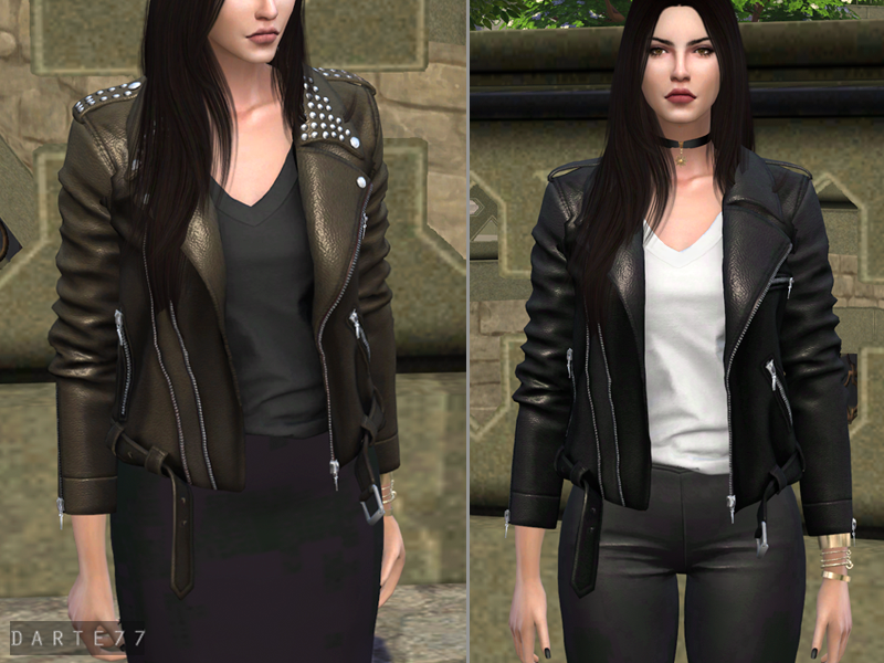 Leather Jacket (With and Without Spikes)