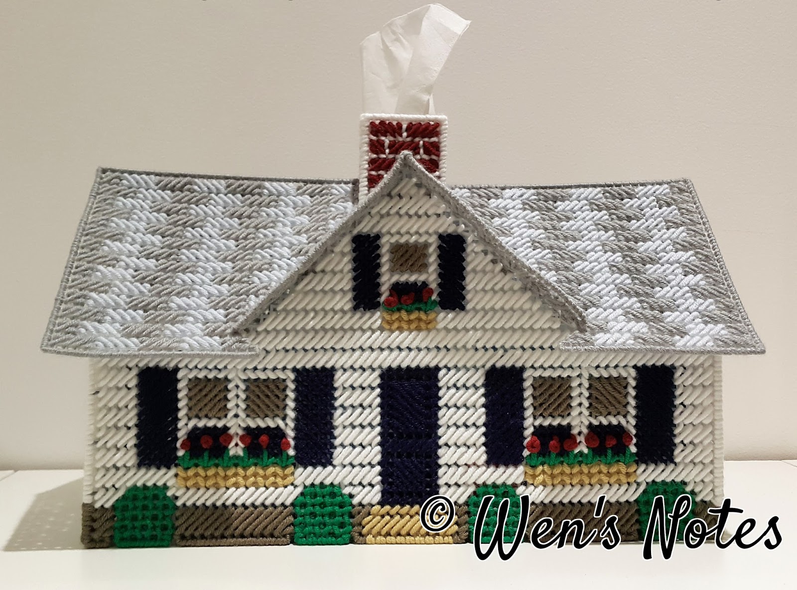 Country Cottage Tissue Cover Wen's Notes