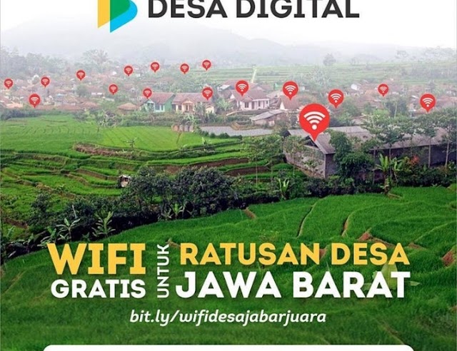 Pasang 600 Wifi Gratis, Pemprov Jabar Kembangkan Desa Digital