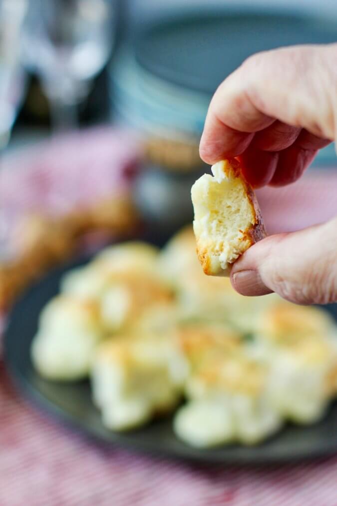 French Bread Cheese Puffs Karen's Kitchen Stories