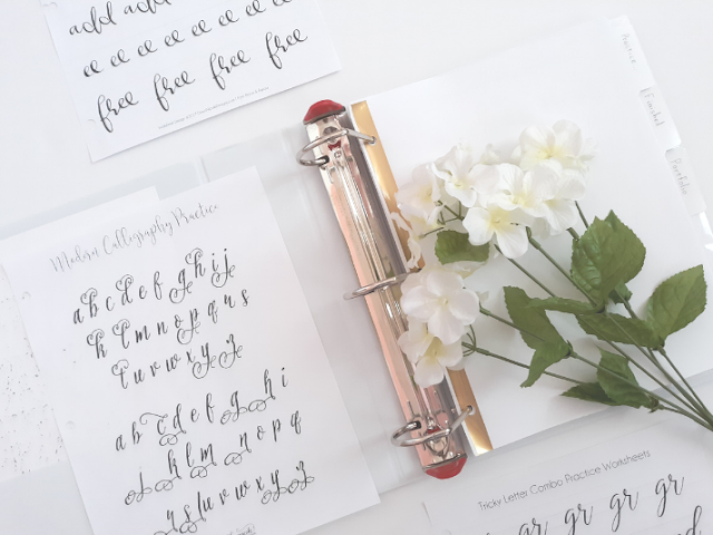 How I Made a Calligraphy Binder + You Can Too! How I Made a Calligraphy Binder + You Can Too!