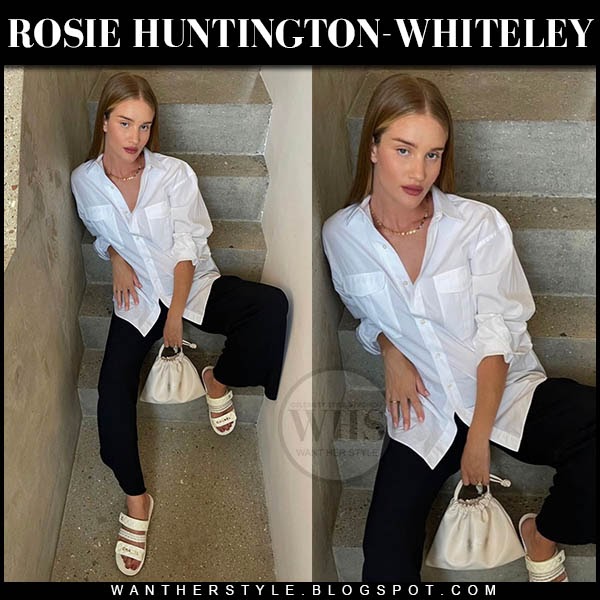 Rosie Huntington-Whiteley steals the spotlight at Moet & Chandon