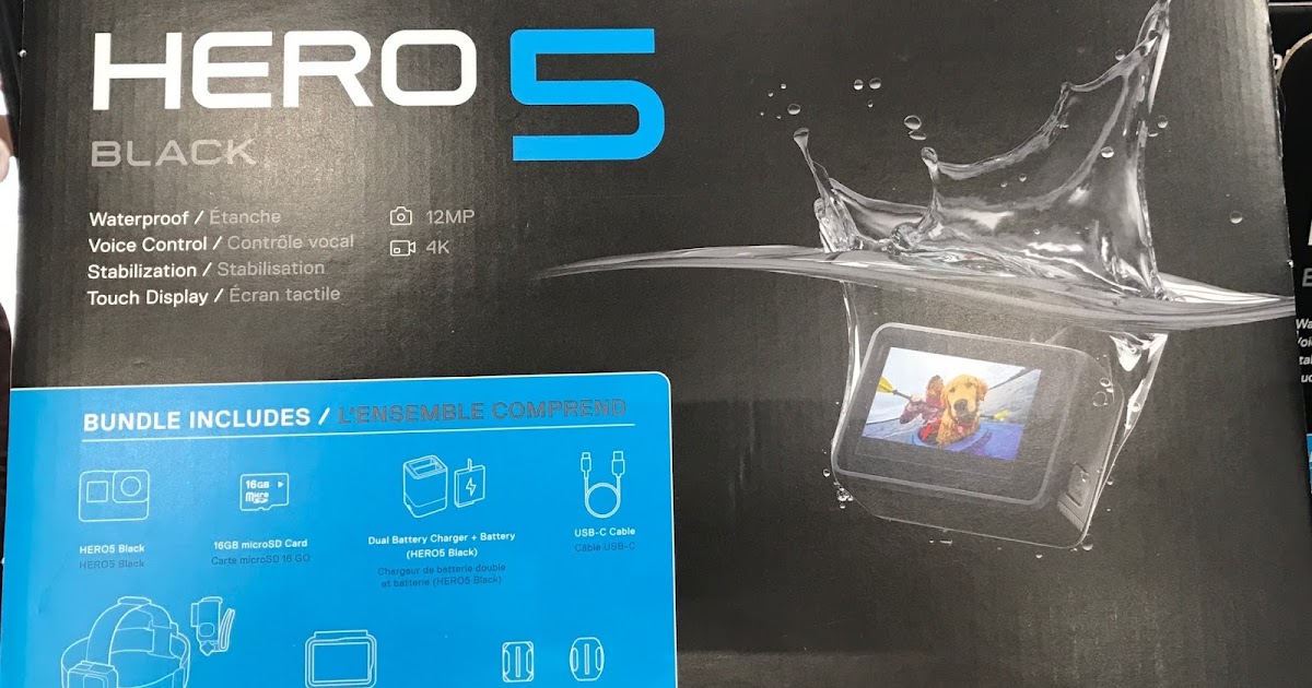 GoPro Hero5 Black Action Camera Bundle Costco Weekender